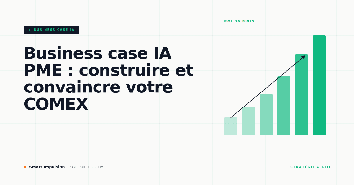 Image d'illustration pour l'article "Business case IA PME : construire et convaincre votre COMEX"