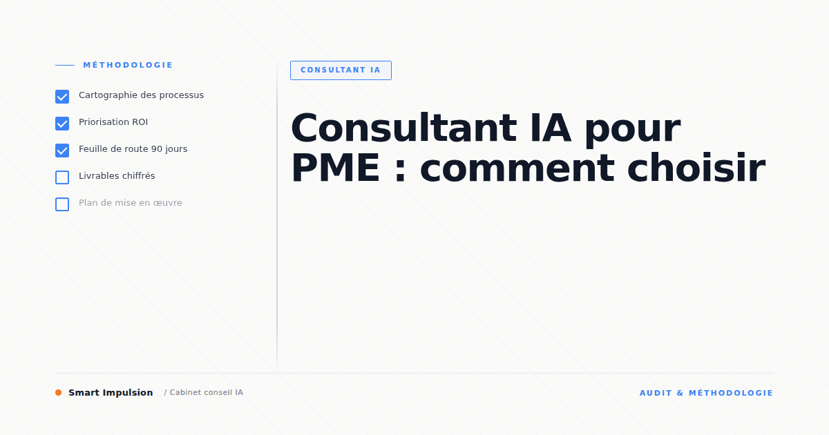 Image d'illustration pour l'article "Consultant IA pour PME : comment choisir"